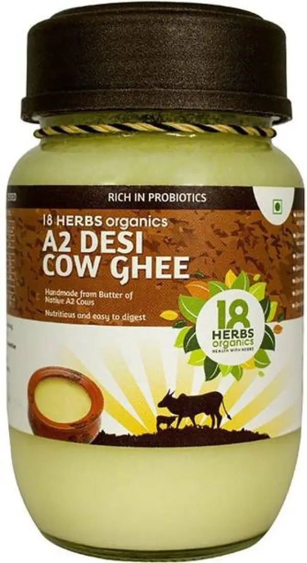 18 Herbs DESI COW GHEE Glass Bottle