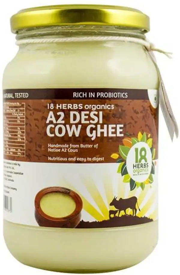 18 Herbs Desi Ghee Glass Bottle