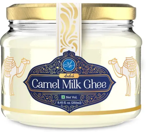 Aadvik Camel Milk Ghee Ghee Glass Bottle