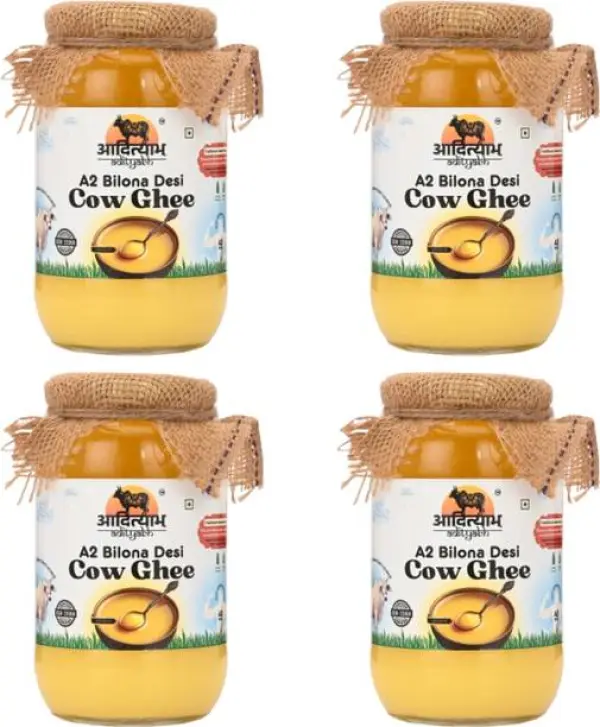 Adityabh A2 Desi Cow Bilona Ghee Pure and Natural Daned...