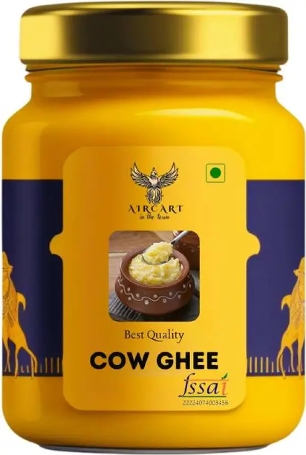 AIRCART Premium Pure Cow Ghee/ Desi Ghee with Rich Arom...