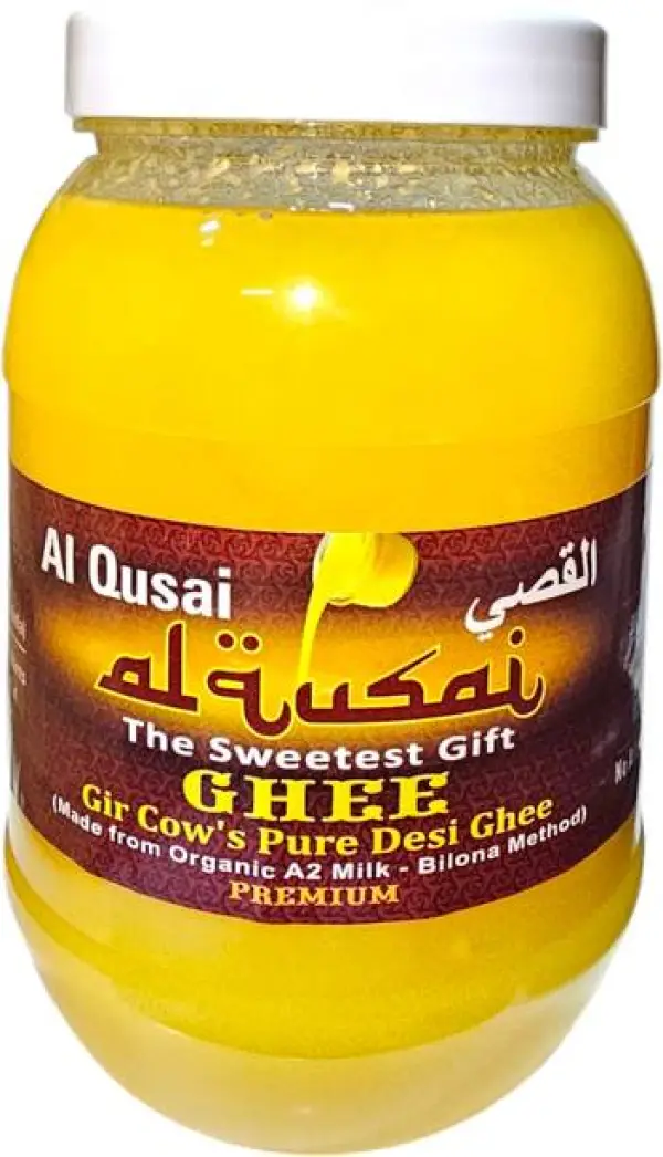 Al Qusai Gir Cow's Pure Desi Ghee Ghee Plastic Bottle