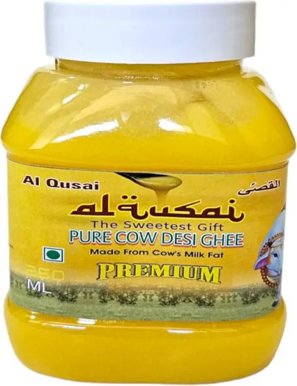 Al Qusai PURE COW DESI GHEE ( Kankrej Cow's Milk Fat ) ...