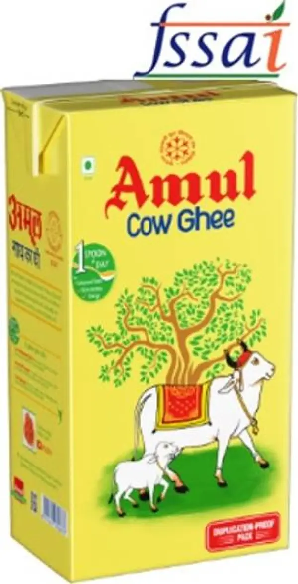 Amul Cow Ghee 500GM Pack of 1 Tetrapack