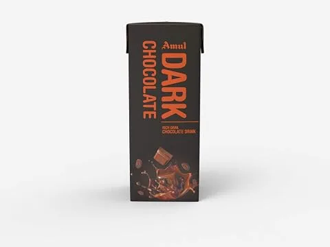 Amul Dark Chocolate Flavoured Milk Pouch