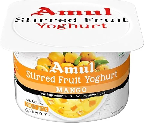 Amul Stirred Fruit Yoghurt Mango Cup