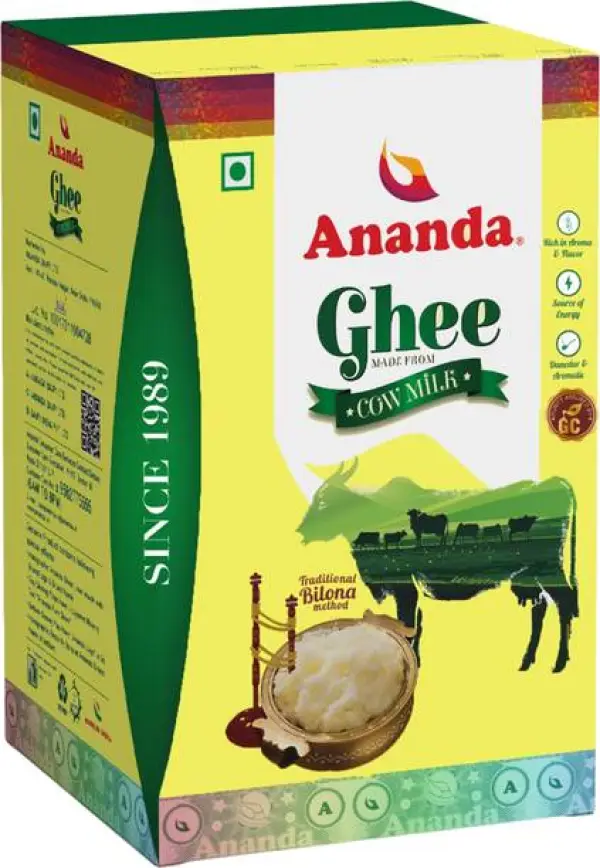 Ananda Cow Ghee Tetrapack
