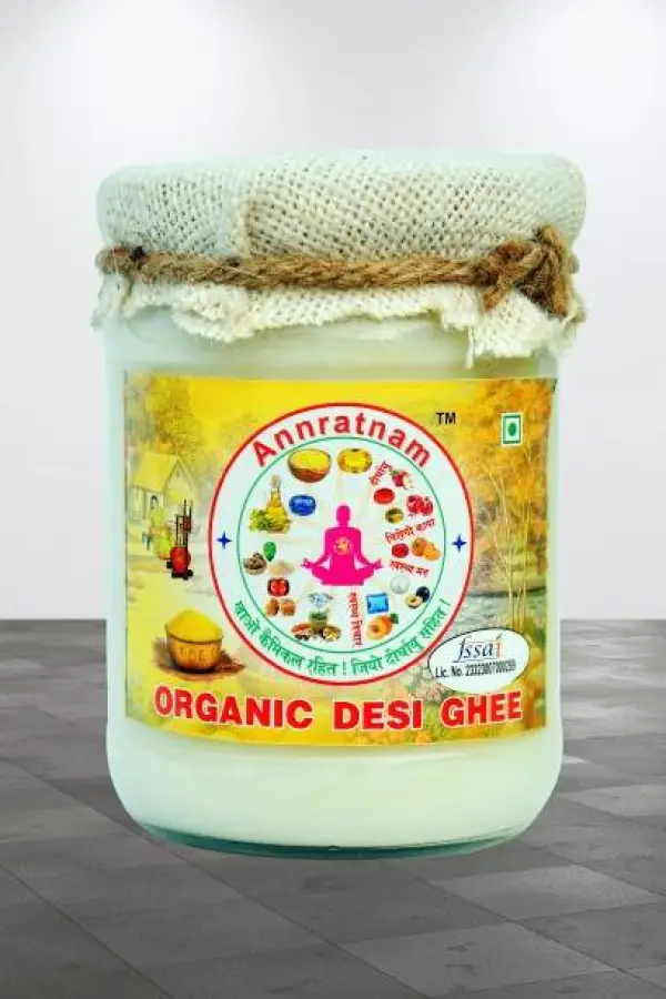 Annratnam Desi Ghee Natural And Pure Ghee Glass Bottle