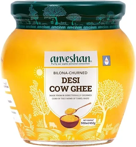 Anveshan A2 Cow Ghee Glass Jar
