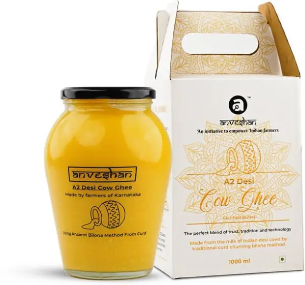 Anveshan A2 Ghee Made From Desi Cow Milk by Traditional...