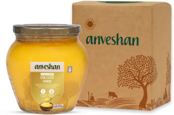 Anveshan A2 Gir Cow Ghee Bilona Method