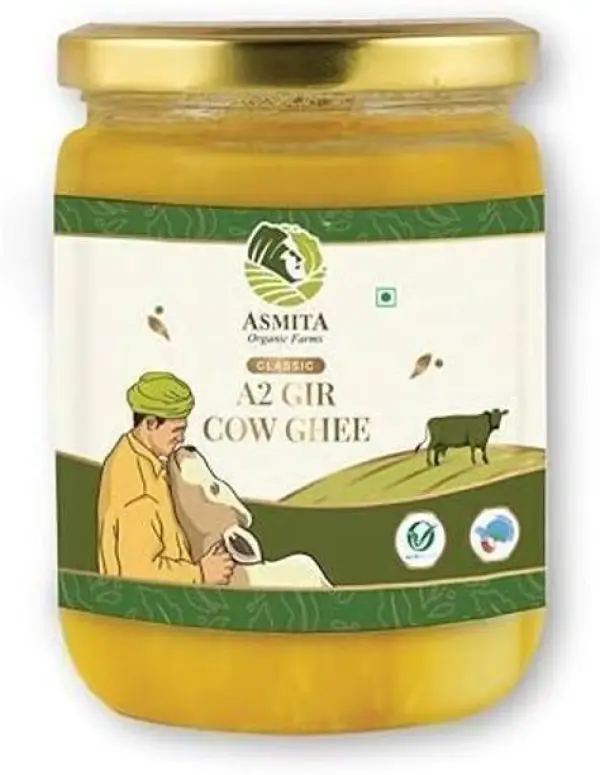 ASMITA ORGANIC FARMS A2 Gir Cow Ghee | Natural & Health...
