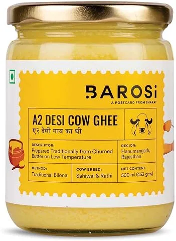 BAROSI A2 Desi Cow Ghee Bilona Method