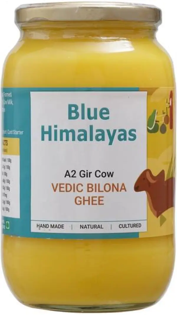 BLUE HIMALAYAS GIR COW BILONA Ghee | Cultured method Gh...