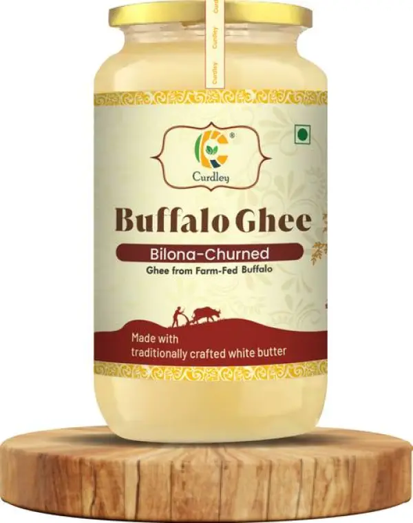 CURDLEY Desi Buffalo Ghee Vedic Bilona Churned | Farm F...