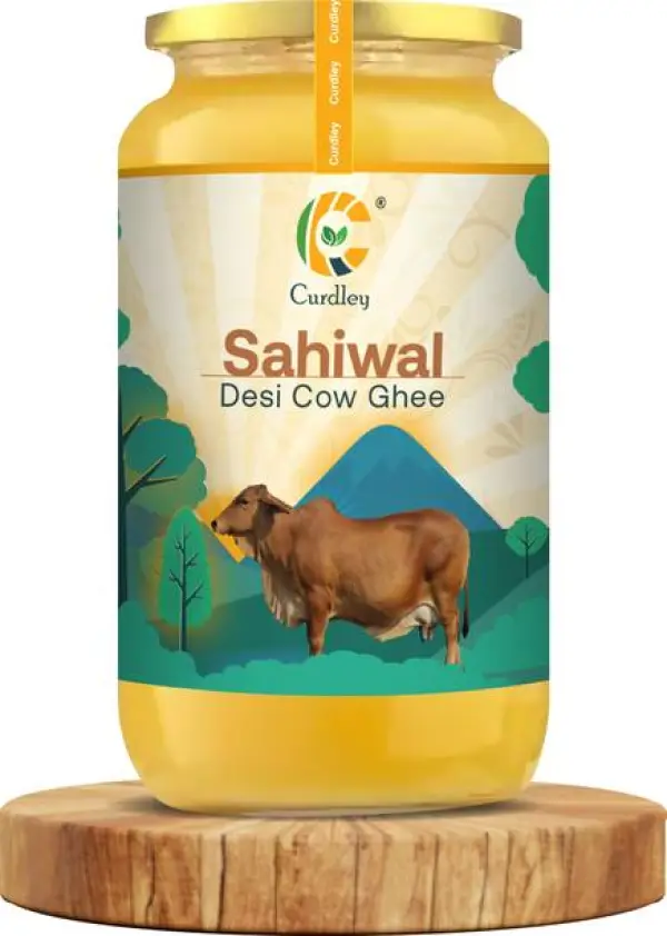 CURDLEY Sahiwal A2 Desi Cow Ghee | Pure Bilona | Suppor...