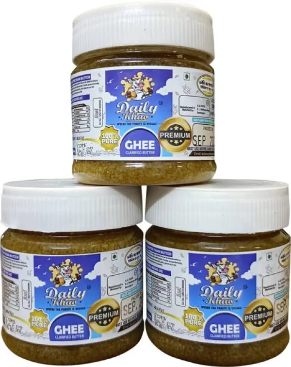 Daily Khao Ghee PAck of 3 100 ml each Box