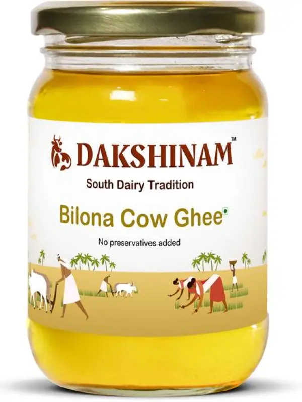 Dakshinam Bilona Cow Ghee | 240 ml | 100% Pure and Natu...