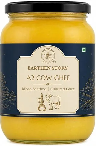 Earthen Story A2 Ghee from Desi Cow Glass Jar