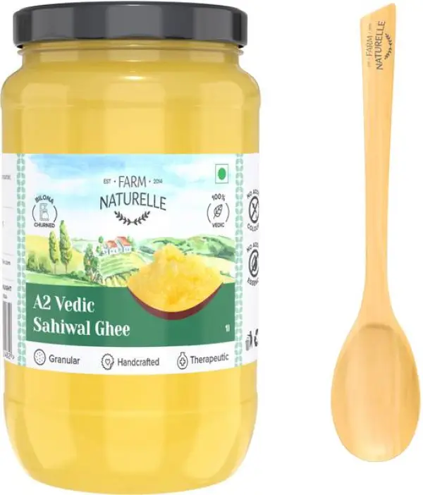 Farm Naturelle 100% Pure Desi Sahiwal Cow Ghee from A2 ...