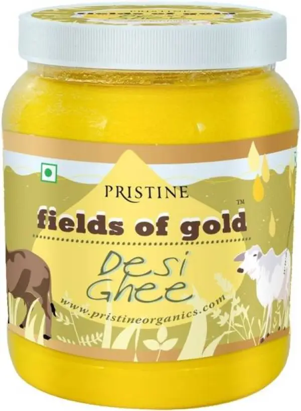 Fields of Gold Organics Pure Desi Ghee Plastic Bottle