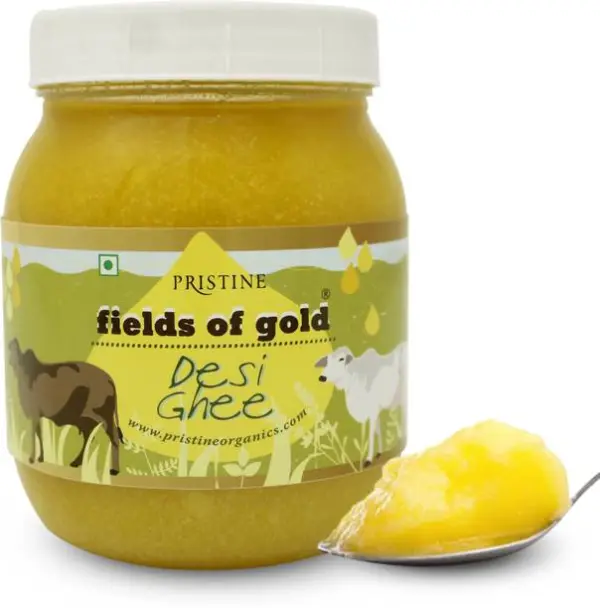 Fields of Gold Pristine Pure Desi Ghee Plastic Bottle