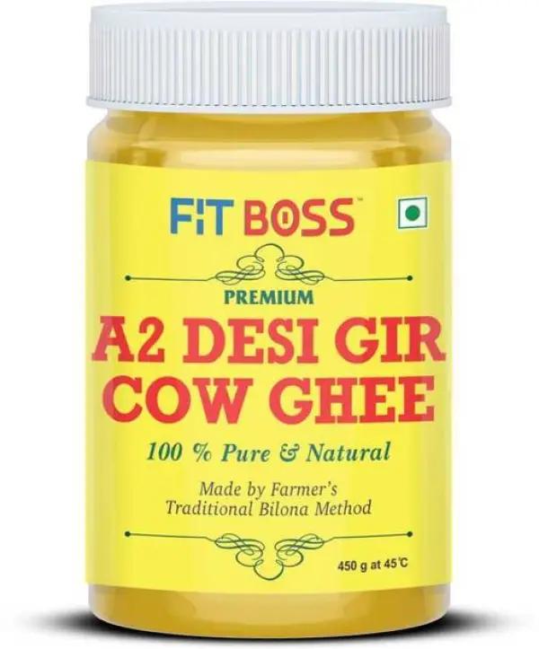 FITBOSS A2 Pure Gir Cow Ghee|Made From A2 Pure Gir Cow ...