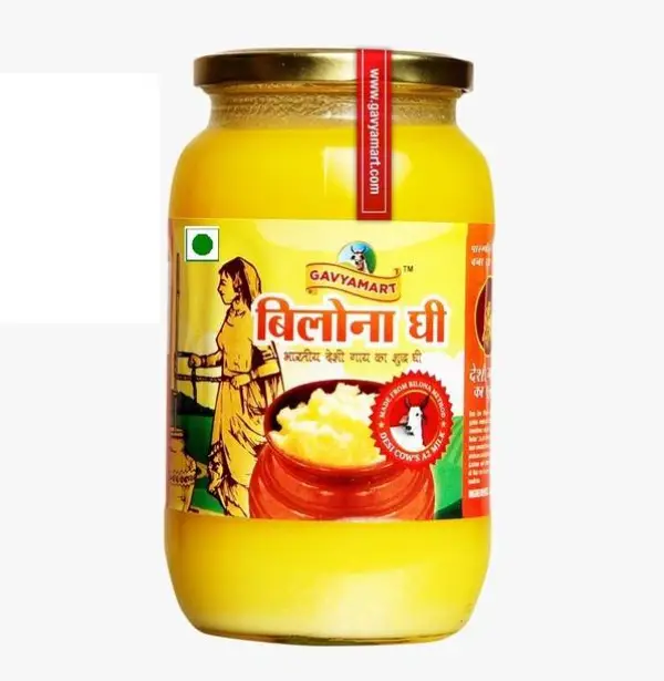 Gavyamart ghee 100% Pure Desi Kankrej 1Kg Glass Bottle