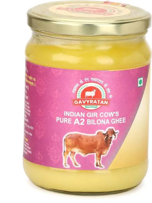 gavyratan Pure Indian A2 Gir Cow Desi Bilona Ghee | Tra...