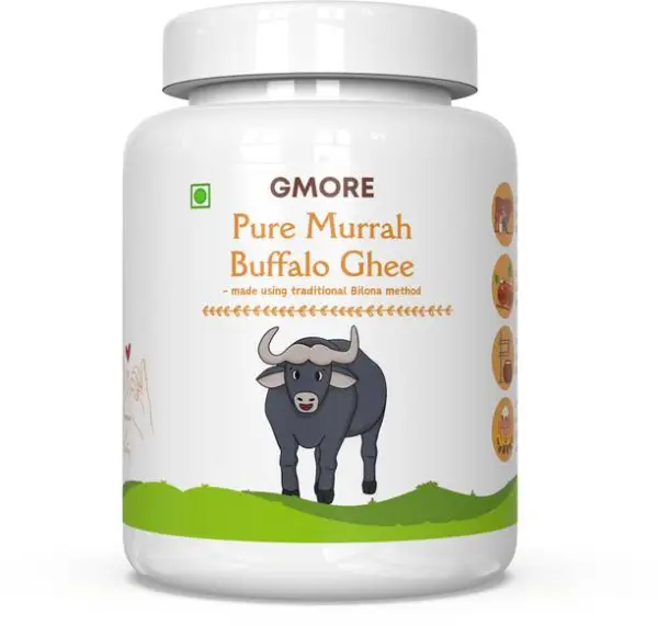 Gmore Desi Buffalo Ghee Made by Churned / Bilona Method...