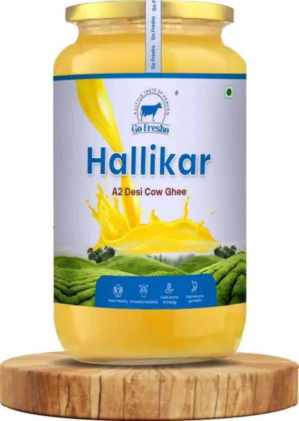 Go Fresho A2 Desi Hallikar Cow Ghee | Pure, Natural and...