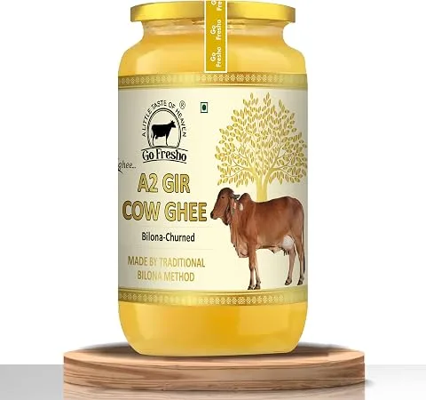 Go Fresho A2 Gir Cow Ghee Glass Bottle