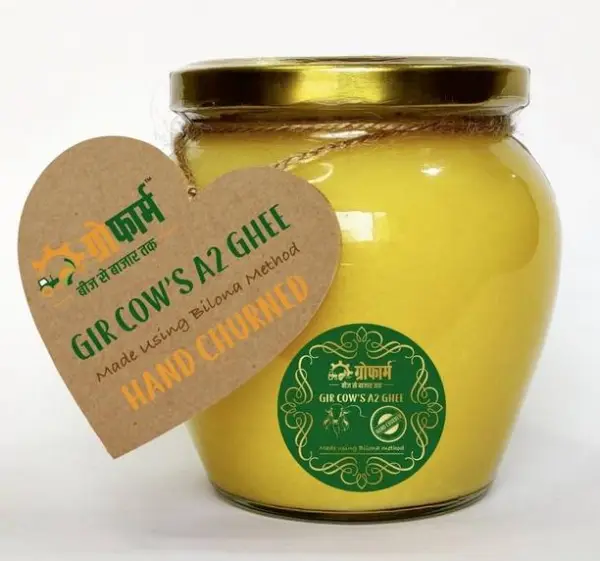 growfarm Pure Gir Cow's A2 Ghee ! Bilona Method ! Hand ...