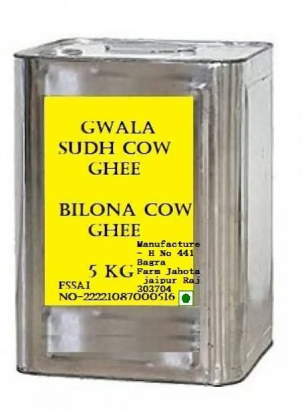 GWALA cow ghee 5000 ml/ 5 liter Bilona cow ghee Sugh de...
