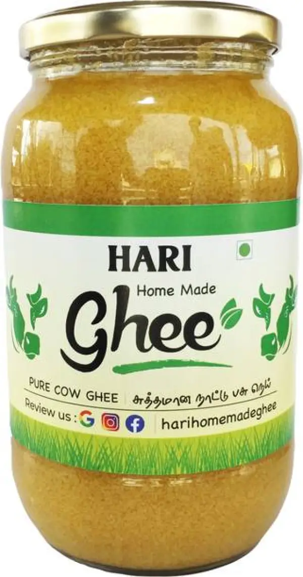 Hari Ghee Pure Desi Cow Ghee Ghee Glass Bottle