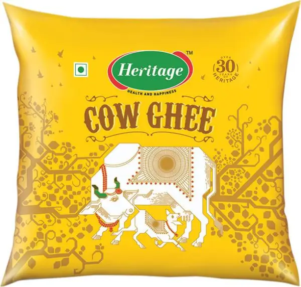 Heritage Golden Cow Ghee Ghee Pouch