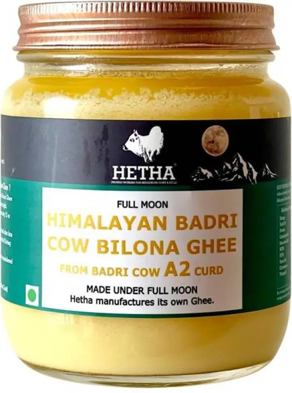 Hetha Full Moon Himalayan Badri Cow Bilona Ghee / A2 Gh...