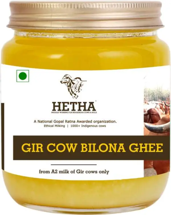 Hetha Gir Cow A2 cultured Bilona Ghee / A2 GheeSingle O...