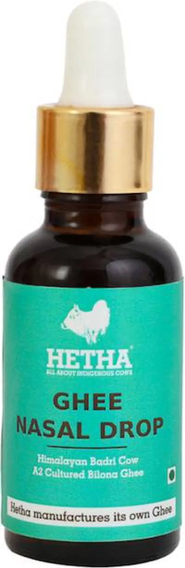 Hetha Himalayan Badri Cow Bilona Ghee Nasal Drop Glass ...