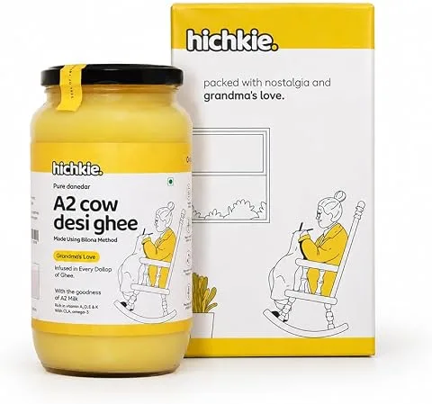 Hichkie A2 Cow Desi Ghee Bilona Method