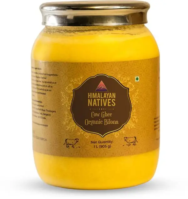 Himalayan Natives Organic Bilona Ghee Ghee Plastic Bott...