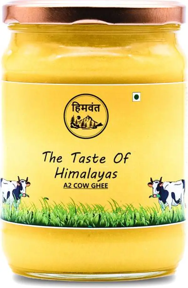 himwant A2 COW GHEE, 500ML GLASS BOTTLE Ghee Mason Jar