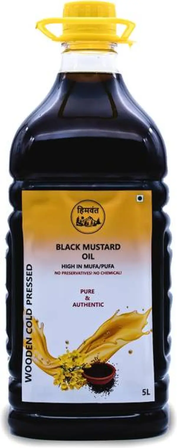 himwant Wood Pressed Mustard Oil (Kacchi Ghani/ Kolhu) ...