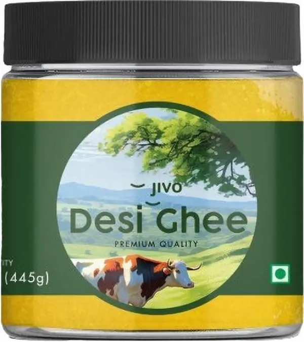 JIVO Desi Ghee 100% Pure, Natural & Healthy Plastic Bot...