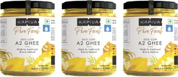 Kapiva A2 Desi Ghee (Helps Reduces Joint Pain and Impro...