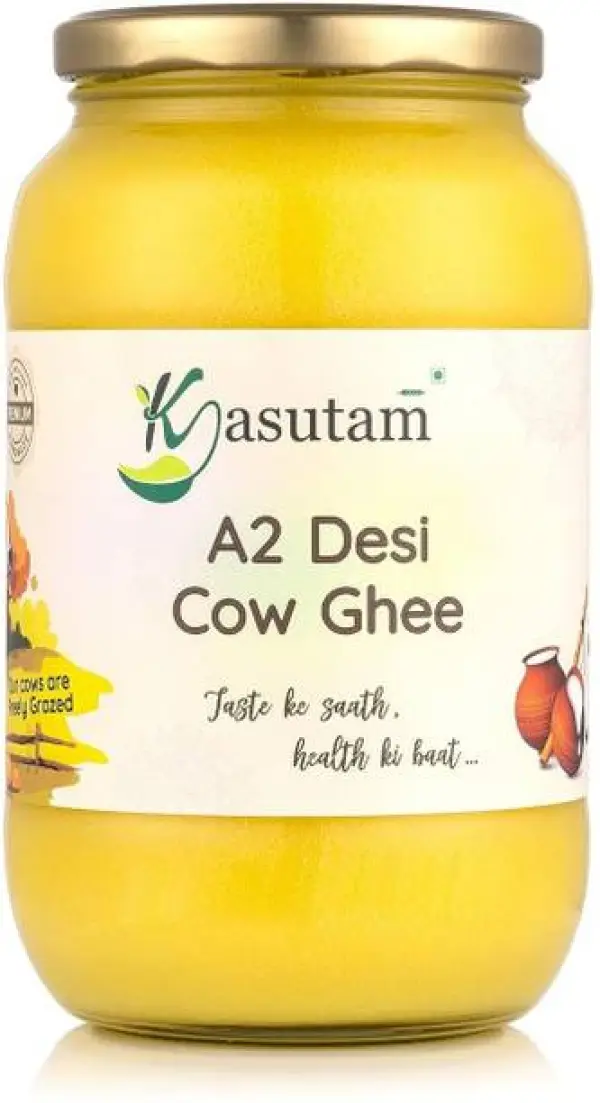Kasutam A2 Desi Cow Bilona Ghee, Made By Traditional Bi...