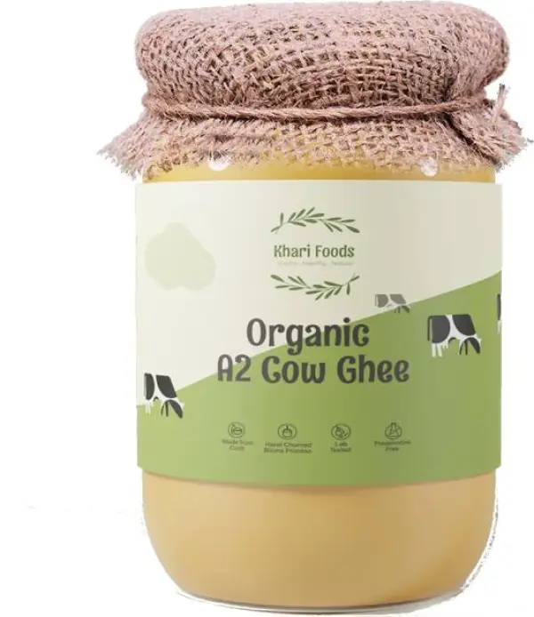 Khari Foods Pure A2 Desi Cow Ghee, Bilona Hand Churned ...