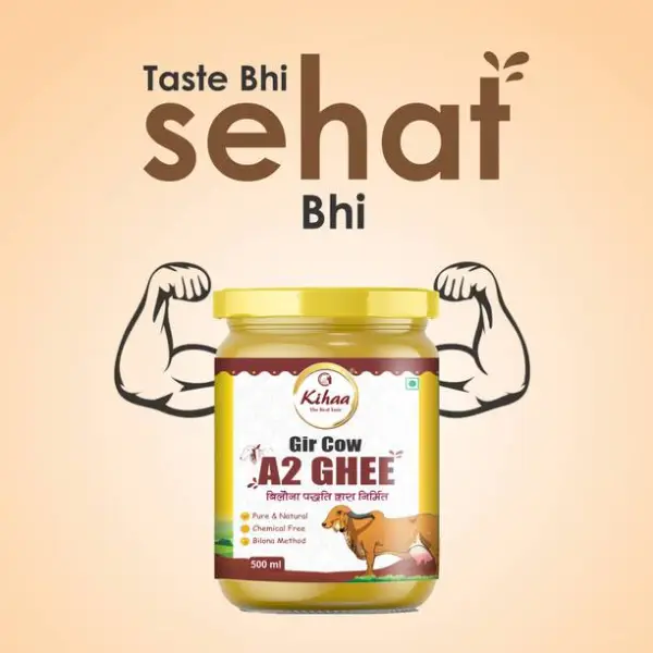 Kihaa Desi Cow Ghee Hand Made by Traditional Method - R...