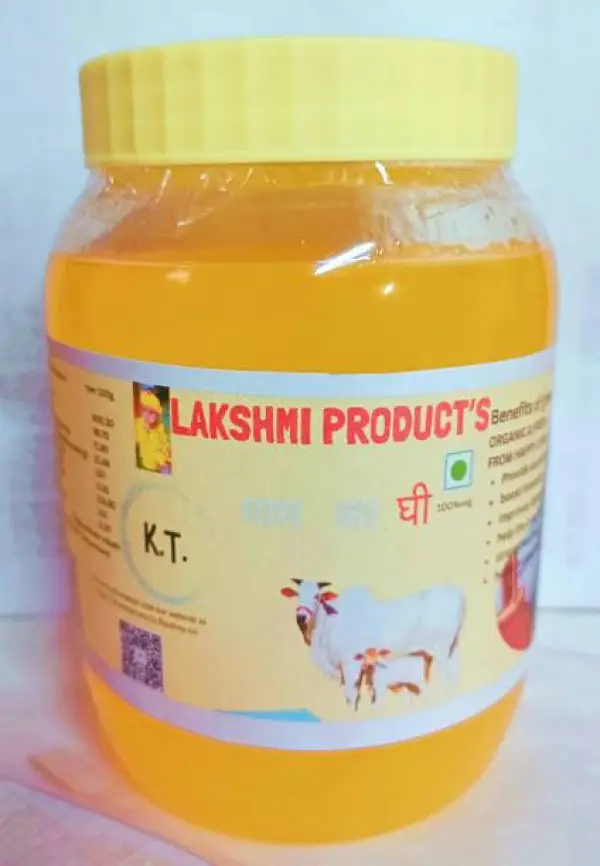 LAKSHMI PRODUCT'S Cow's Ghee Organic 1 Litre Pure & Nat...