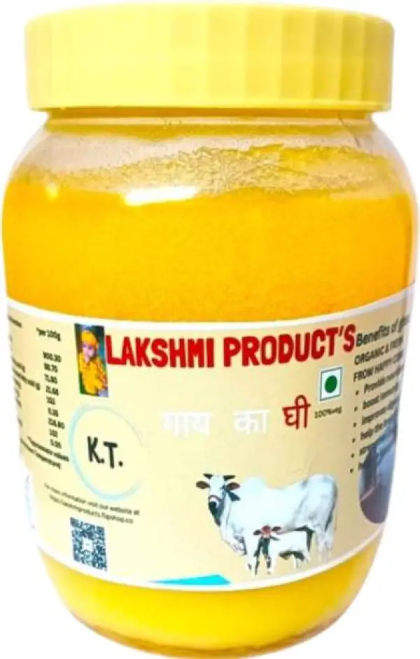 LAKSHMI PRODUCT'S Premium Organic A2 Cow Milk Ghee Ghee...